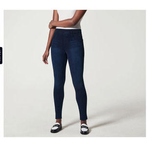 Spanx Jean-ish Ankle Leggings in TWILIGHT RINSE sz Small